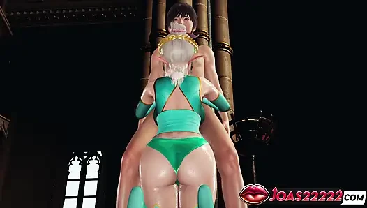 Putri hentai 3d ephildis: ngocok kontol besar, nyepong kontol sampai tenggorokan, stoking kaki dicrot