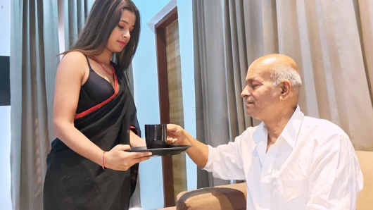 Indian stepfather had sex with his daughter-in-law desi kitchen viral video