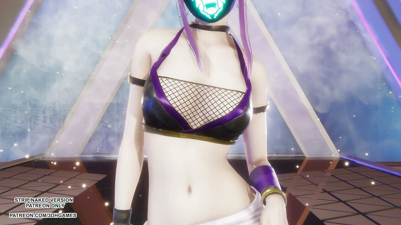 MMD - BlackPink - JUMP - Akali Sexy Kpop Dance League of Legends Hentai Uncensored 4K 60FPS