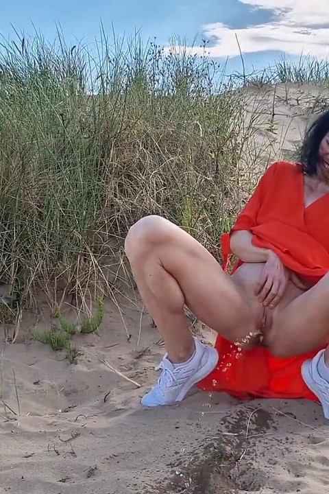 Outdoors Naked and Pissing Compilation Nicky Brill