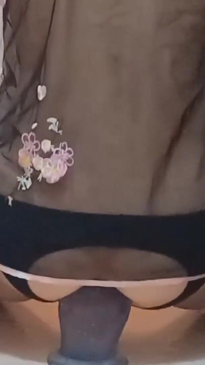 Must-share moment from "Sissy-Kuroko Anal Huge Dildo"