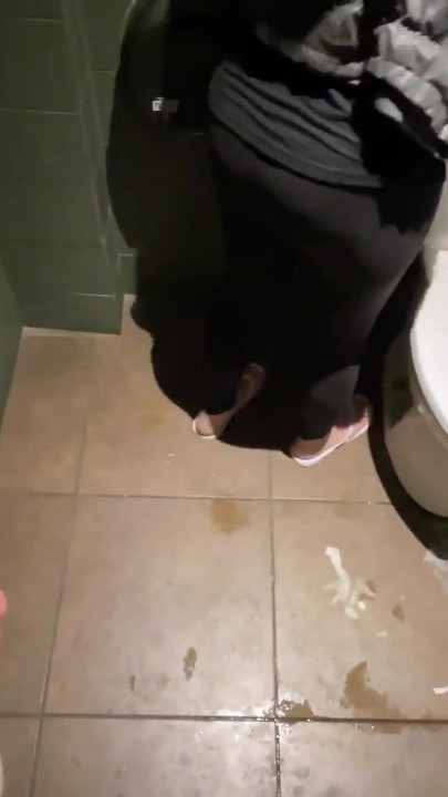 Unforgettable moment from "Snuck into the Restroom at the Club to have Sex with a Line of People Waiting!"