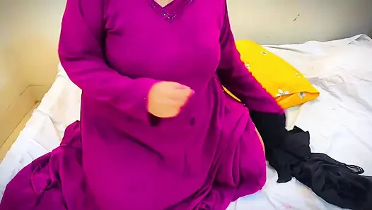 arabian Hijab girl inserts toy into chubby big ass hole, pleasure