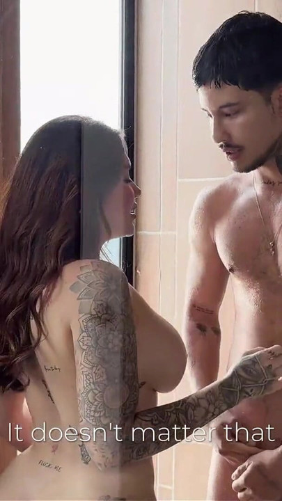 I was showering with my friend's wife, I think we got caught - Danner Mendez & Sara Blonde | Clip 1