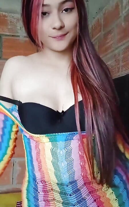 युवा कोलम्बियाई लड़की