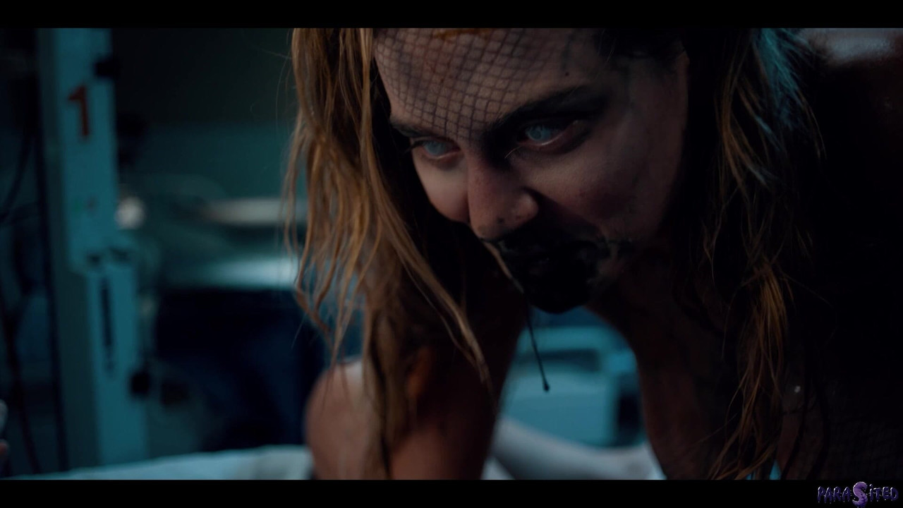 Horror Lesbian Porn - Kimmy Kimm & Blake Blossom Possessed by Parasites Fucking With Double Alien Dildo