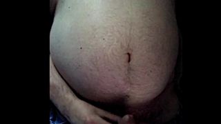 XImd9000 full bloated round belly and cum release