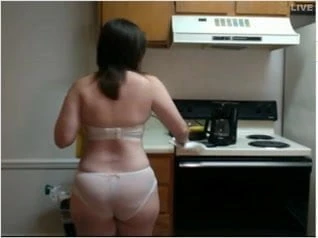 In the kitchen