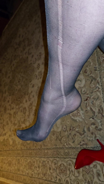 Louise Nylontease Nylon Stocking Foot Fetish Tease Crossdresser