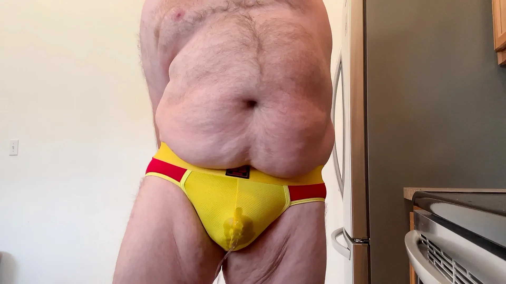 Dildo Makes a Fat Bear Squirt