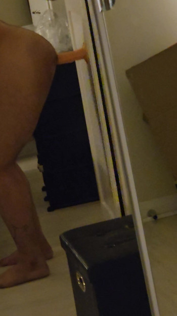 Balls deep 10 inch anal dildo hardcore