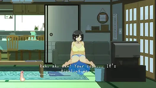 Hentai oyunu - büyük memeli kadının kırsalda vahşi yaz seksi