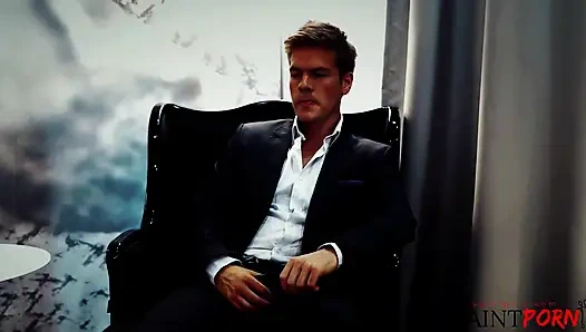 Blonde Bombshell Sucks and Rides a Massive White Dick