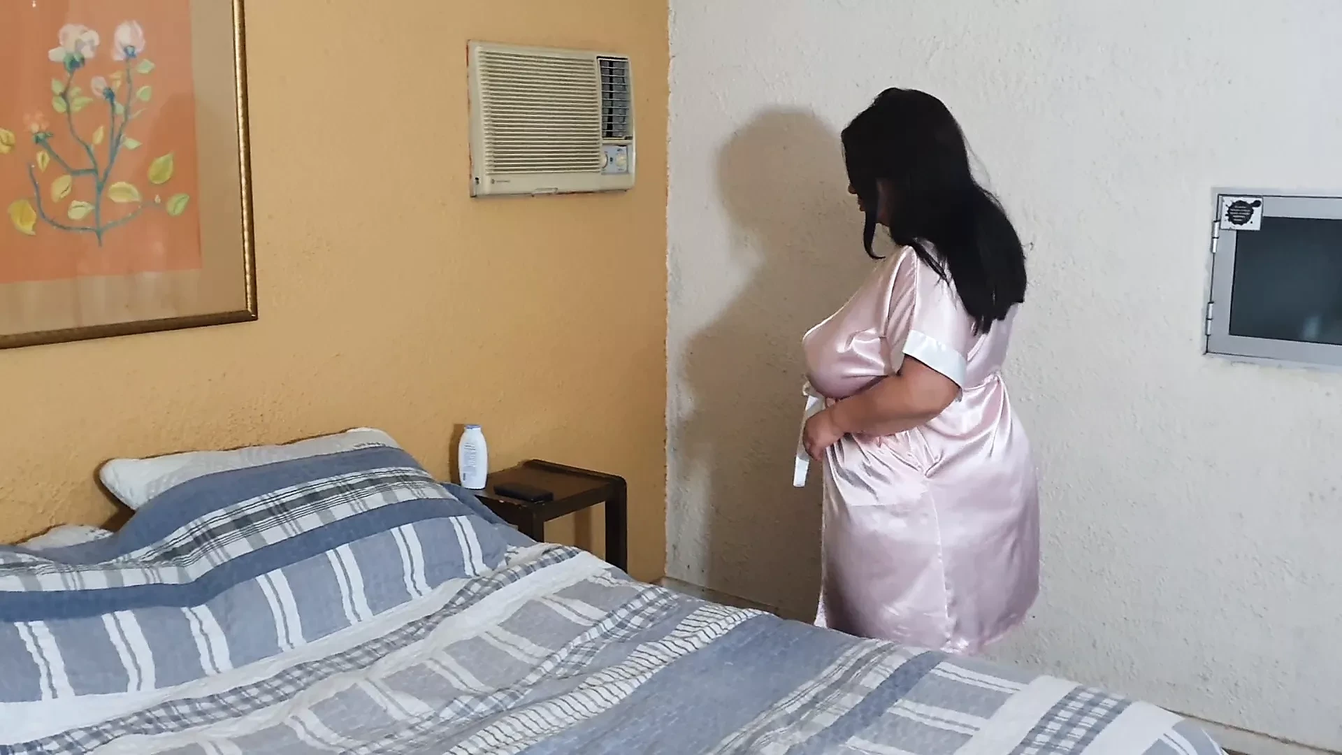 stepmother and stepson sharing bed