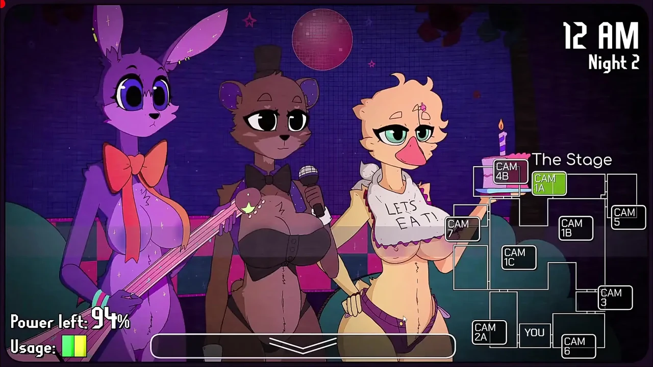 Five Nights at Fuzzboobs Definitive Edition Porn Game Play [part 01] Sex Game Play