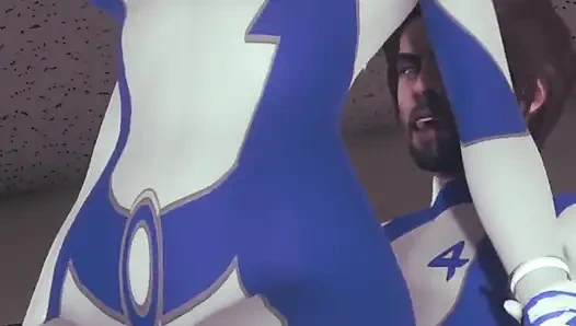 Невидимую женщину трахают эластичным хуем 2