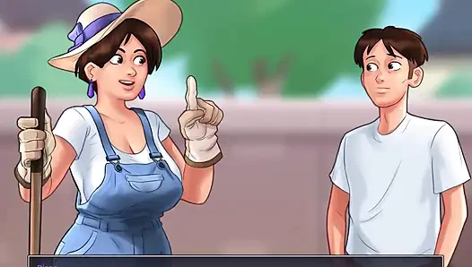 Summertime saga - jessy lagi asik muasin dirinya sendiri