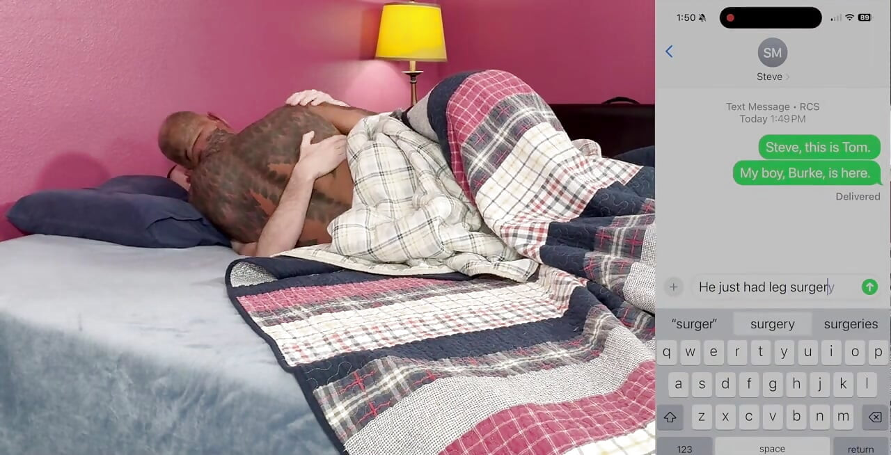 Two Daddies Use Boy with a Broken Leg