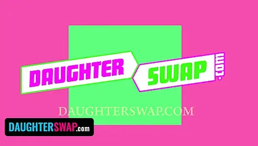 DaughterSwap - Naughty Besties Yhivi & Nami Dahlia Swap Stepdads For Some Interracial Hardcore Part2