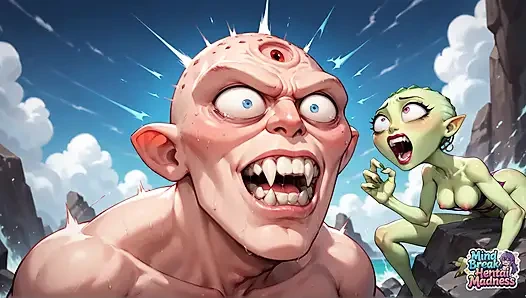 Süt püskürterek orgazm: beyaz elf tanrıçanın aklını kıran kızlık zarı saldırısı