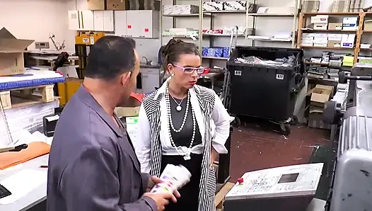 My Hot Slutty Secretary with Big Tits Likes It When I Fuck Her on the Office Table