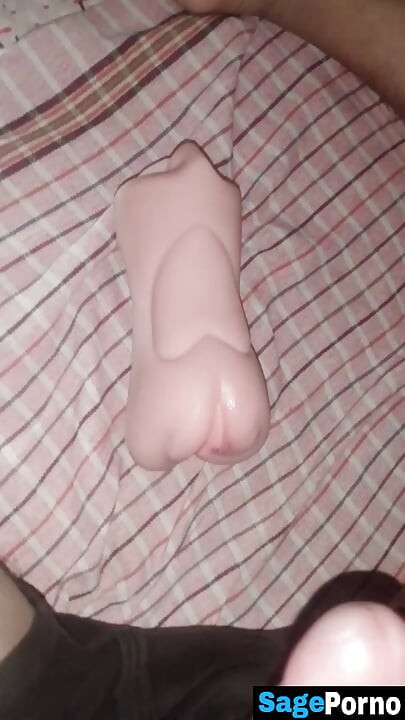 Veginal sex with 3-in-1 pocket masturbater