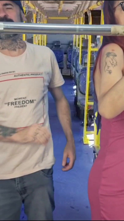 Unforgettable moment from "Young student was thighed by stranger inside the bus in public."