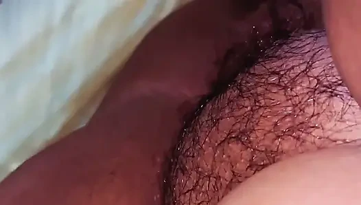 Single BBW Hot Girl After Sex She Is Pee in Public Toilet - Hairy Big Pussy