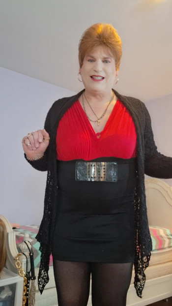 Date night with Daddy, he loves to show me off!