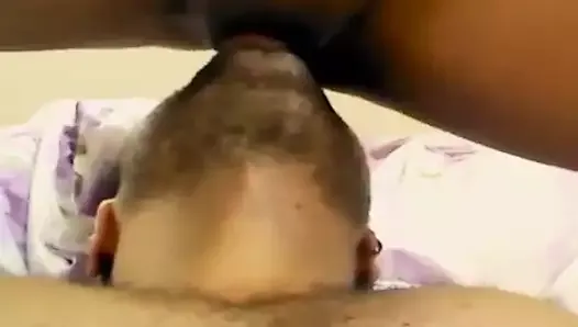 Indian girl pussy eating