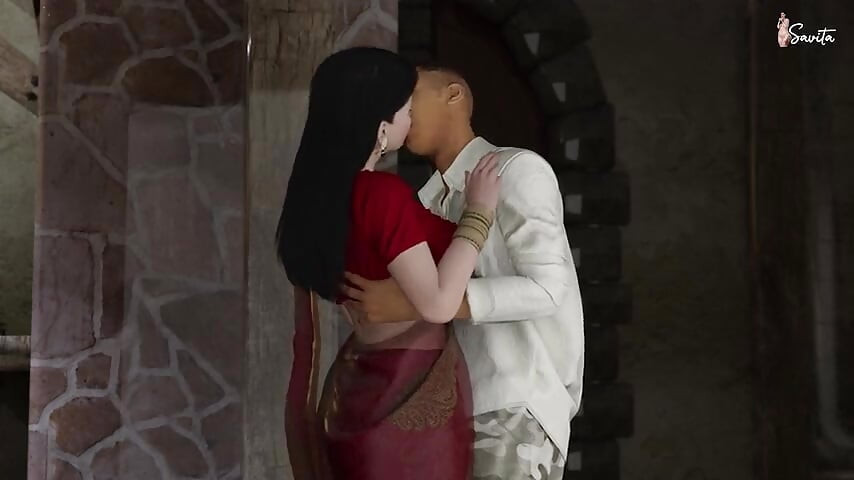 Savita Bhabhi 在丈夫 Ashok 上任時在他家乞求 Devar 的巨額隆德，火辣的德西出軌性愛