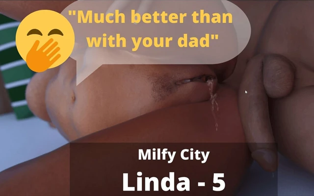 Making my angelic stepson fucking me once again while my husband resting in another room (Milfy city – Linda – 5)