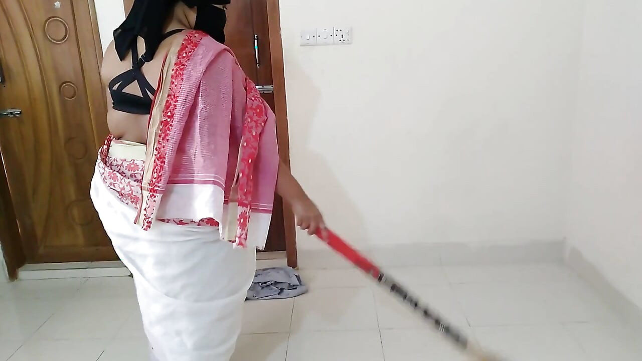 Neighbor Boy Fucks Desi Muslim 55 Year Old While Cleaning House