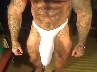 Str8 godzilla cock inside his underwear