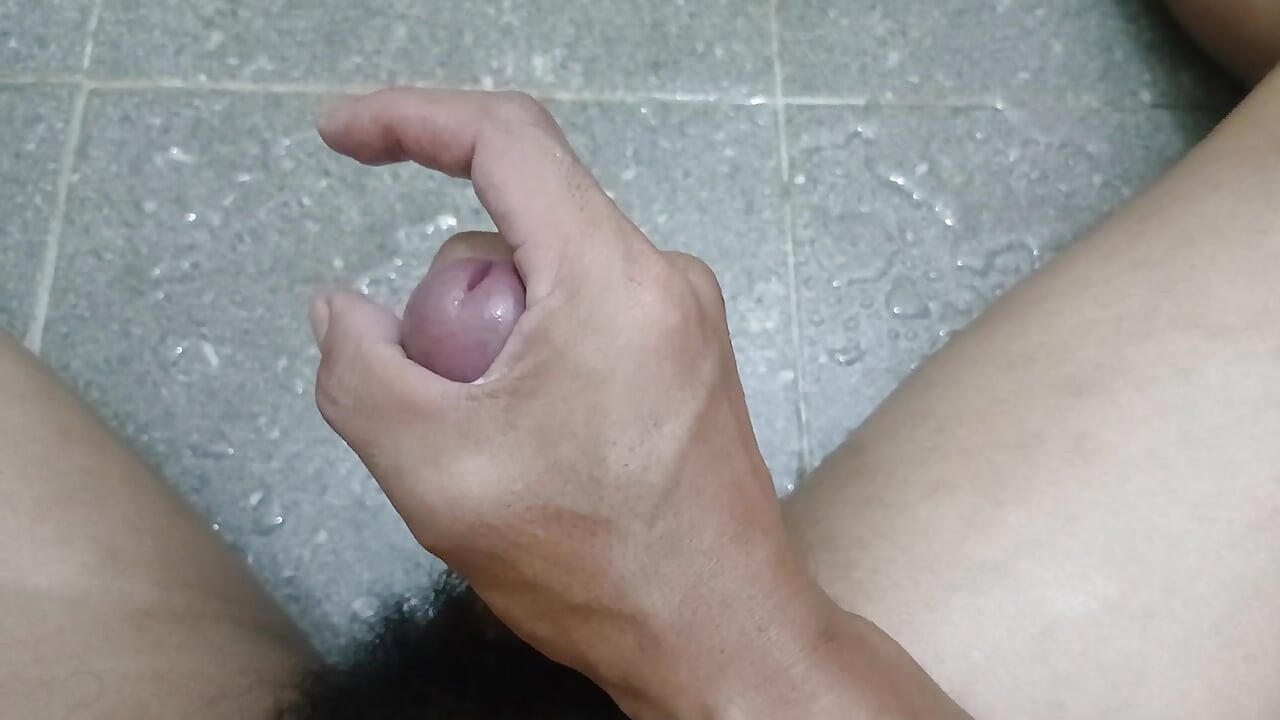 Ind Boy in Bathroom