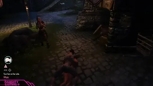 Skyrim OSEX эльфы