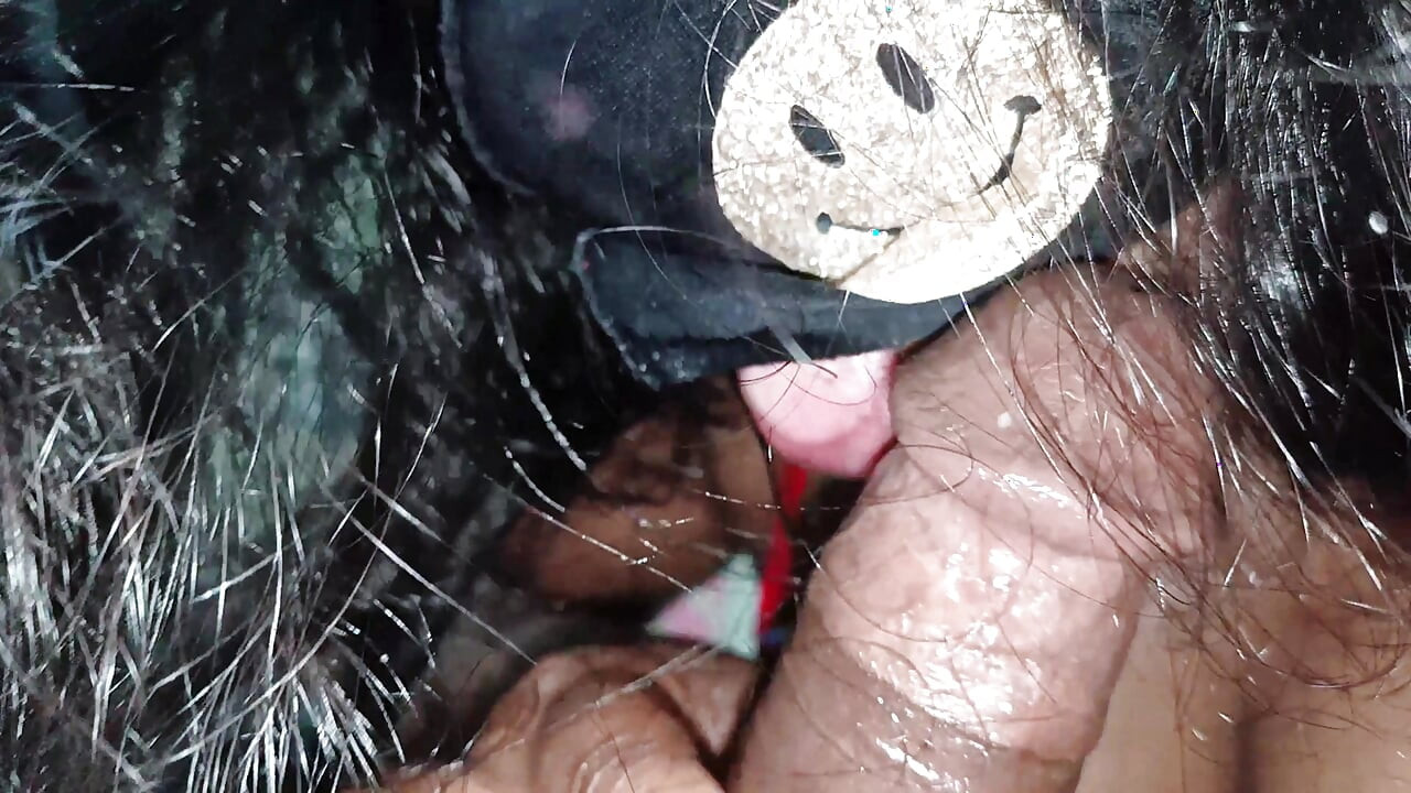 Indian Bengali girl squeezed her small breasts and sucked my dick