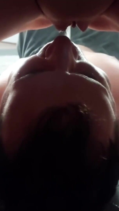Piss in mouth compilation His tongue is my toilet paper after I pee in his mouth | Clip 1