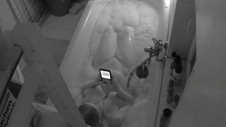 Hidden cam of wife in the bath