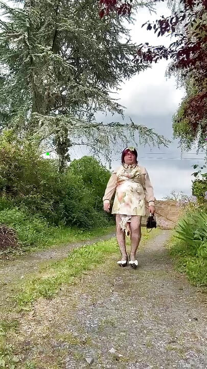 Dressed up with a little dress for an evening