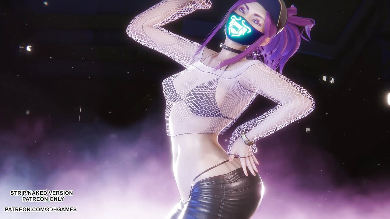 MMD LISA - FUTW - Akali Sexy Kpop Dance League of Legends Hentai non censuré 4K 60FPS