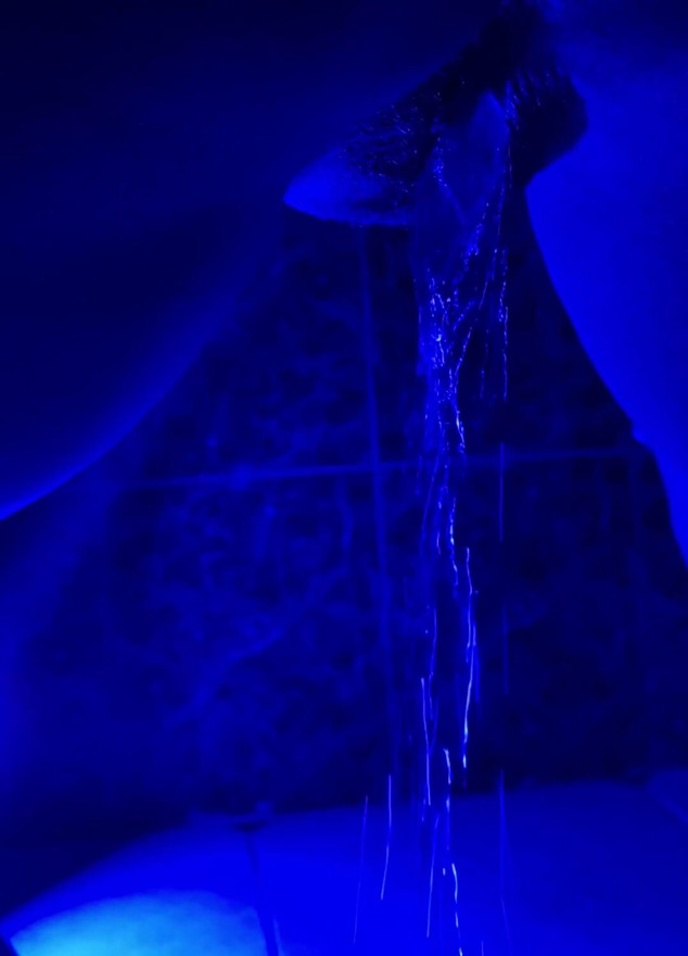 horny girl peeing moment after fucking hard clear view of pussy