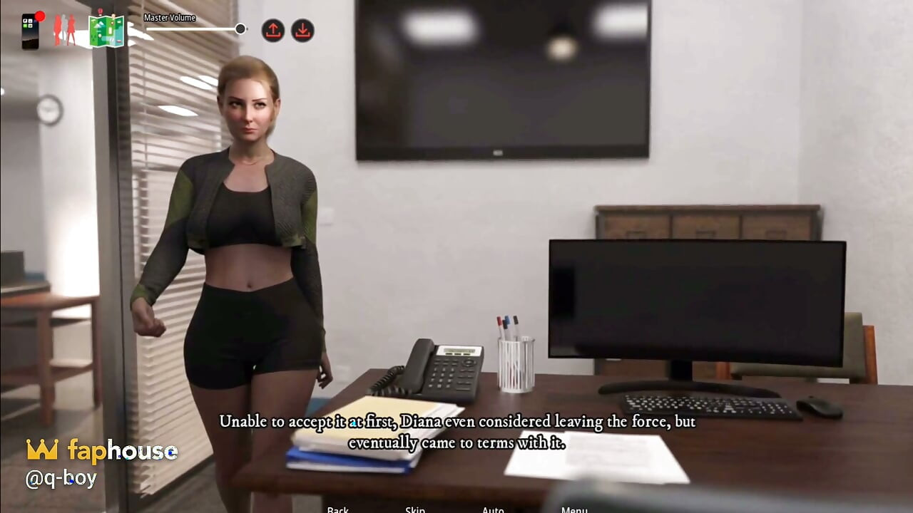 Молодая девушка случайно увидела неверный чат ее босса на PC - Milfheim Извращенная серия 12
