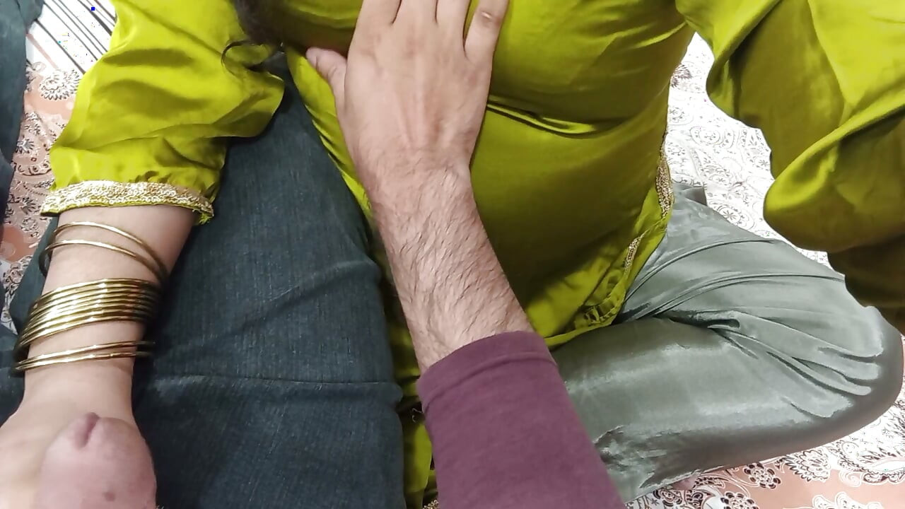 A Beautiful Romantic Moment Between an Indian Husband and His Loving Wife