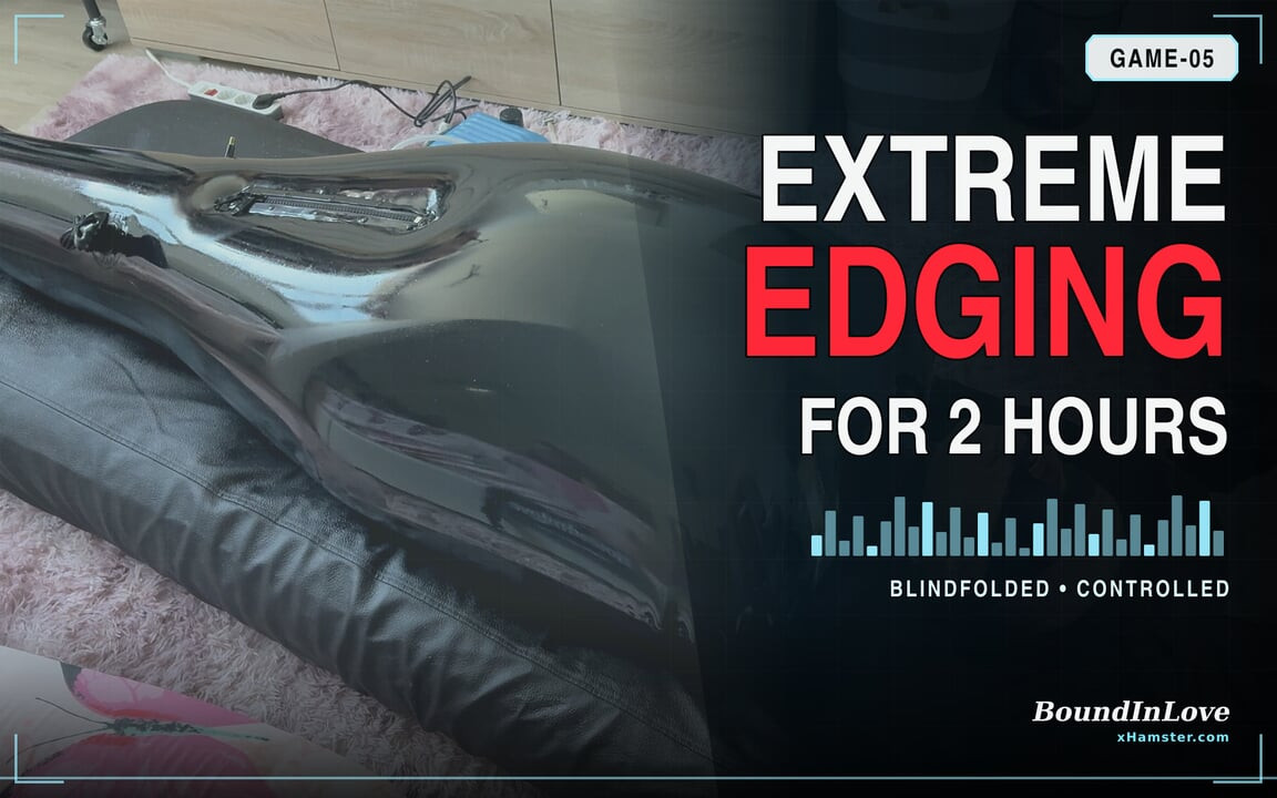 팽창식 전신 라텍스 본딩 백 - Exreme Edging에서 ESTIM으로 남편을 미치게 하는 마누라. 제한된 호흡이 재갈을 가다