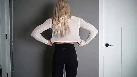 Trying on Different Tops for You