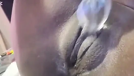 The brunette with the big ass is going to give herself pleasure all by herself