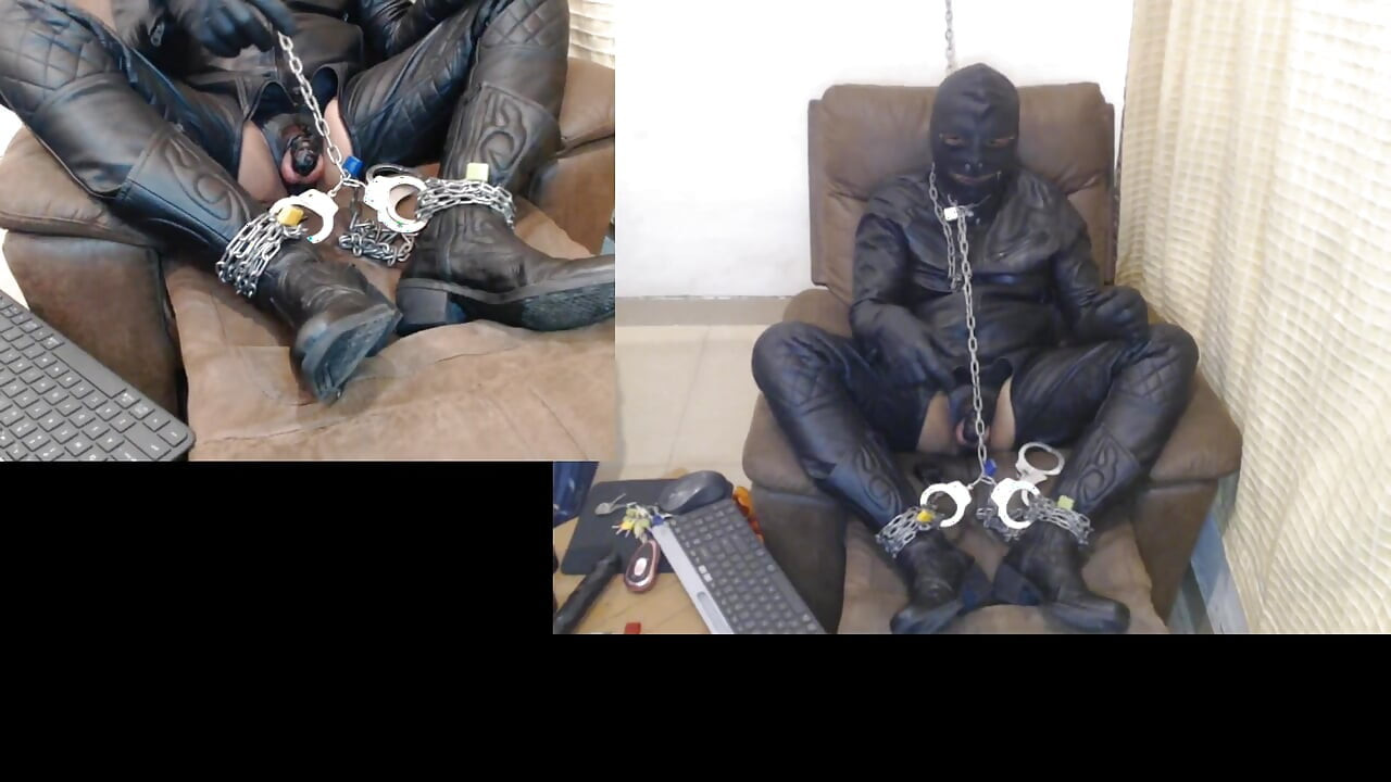 Selfbondage Leather Gay Live
