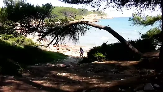 The fresh girl Charlotte De Castille is horny with brown