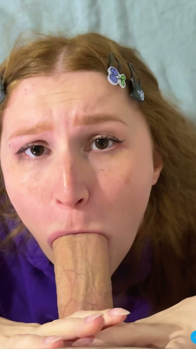 Nothing comforts a cutie quite like a load of cum on her face | Clip 1